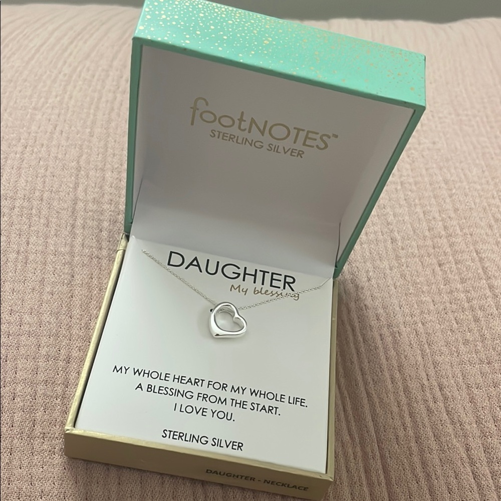 Sterling Silver DAUGHTER Necklace